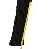 black-pleated-semi-sheer-pull-on-beach-pool-cover-up-pants-small-inseam