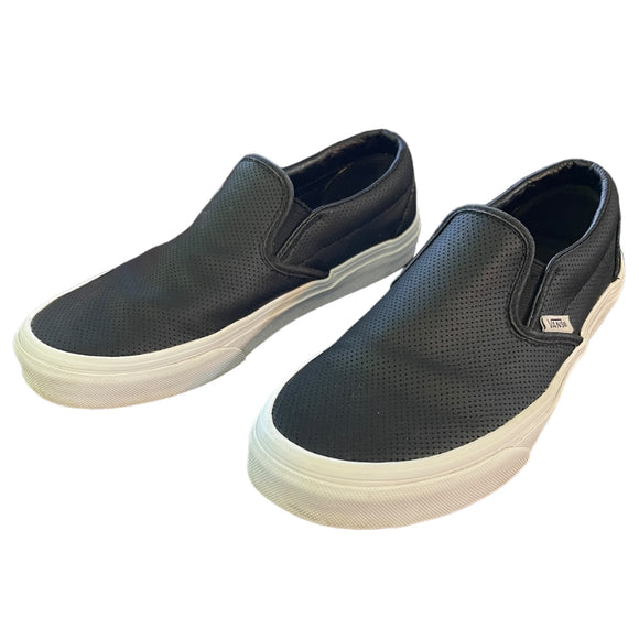 vans-black-classic-leather-slip-on-skateboard-sneakers-6-5