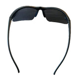 Black Wrap Sports Sunglasses top