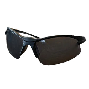 Black Wrap Sports Sunglasses front