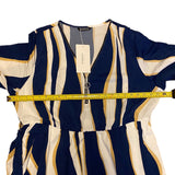 bloomchic-striped-belted-blue-gold-white-dress-size-18-20-pit-of-dress