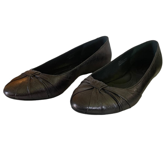 born-handcrafted-pewter-black-liddy-leather-ballet-flats-size-10-front-of-shoes-1