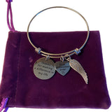 Godmother Silver Dangle Thanks For Making A Difference In My Life Bracelet