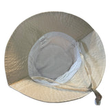 Beige Infant Toddler Sun UPF 50 Bucket Hat bottom