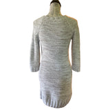 Zara Knit Cream Brown Short Sweater Dress Size Medium