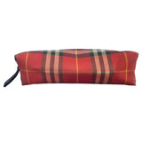 Burberry Red Nova Check Travel Cosmetic Pouch