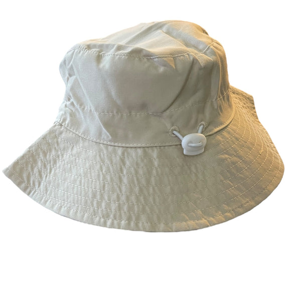 Beige Infant Toddler Sun UPF 50 Bucket Hat 0-8 Months X-Small