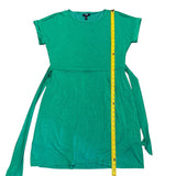 Length of green Chaps dress