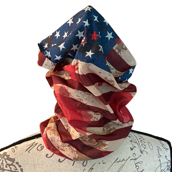 Patriotic American Flag Mask Balaclava NEW