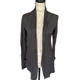 Zenana Outfitters Dark Gray Lightweight Cardigan Size Medium