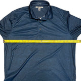 Greg Norman Blue Play Dry Pullover Polo Shirt Size Large