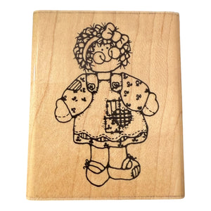 Front of doll stamp