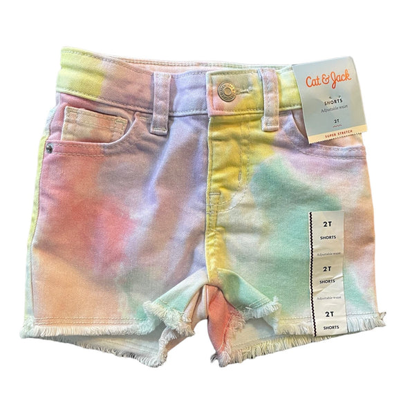 Cat & Jack Girl's Multicolor Cutoff Shorts Size 2T
