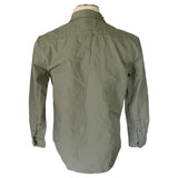 Quiksilver Green Modern Fit Long Sleeve Shirt Jacket Size Medium