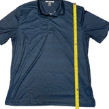 Greg Norman Blue Play Dry Pullover Polo Shirt Size Large