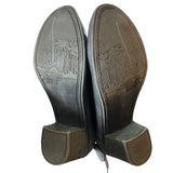 Roxy Dakota Gray Faux Leather Ankle Boots Size 9.5