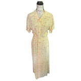 eddie-bauer-yellow-flower-floral-maxi-dress-euc-size-medium-front-front-of-dress