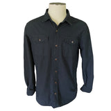 O'Neill Black Cotton Lightweight Shirt Jacket Custom Made Size Medium