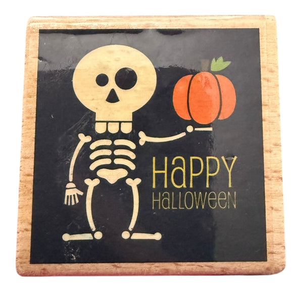 Front of skeleton stamp