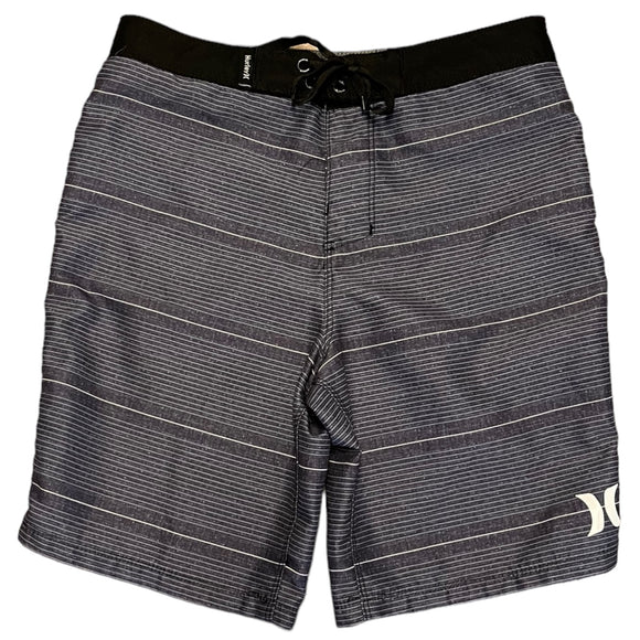 hurley-boys-gray-black-swim-board-shorts-size-10-front-of-shorts