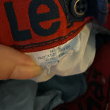 Interior tag of Levi's jeans