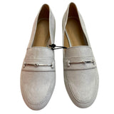 Front of gray Loft loafer