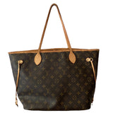 Back of Louis Vuitton Neverfull