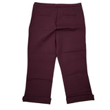 max-mia-burgundy-capri-pants-size-small-back