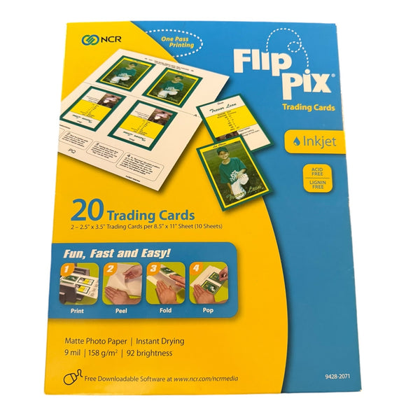 Front of flip pic box