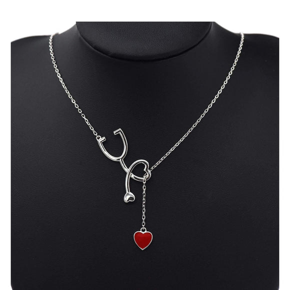 nurse-doctor-silver-stethoscope-and-heart-lariat-necklace-full-view-of-necklace