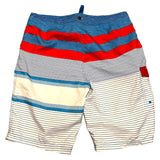 oneill-blue-white-striped-mens-surf-swim-shorts-size-32-back-of-shorts