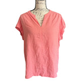 coral splendid short sleeve shirt front