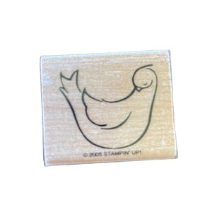 stampin-up-2005-single-dove-bird-rubber-stamp-front-of-stamp