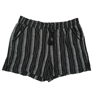 Briggs Linen Black White Shorts NWOT Size XXL