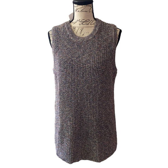 NWT Ella Moss Multicolor Sweater Tank Top Size Extra Large