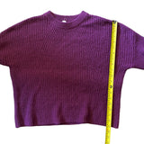 BP Purple Knit Cotton Blend Sweater NEW Size Medium