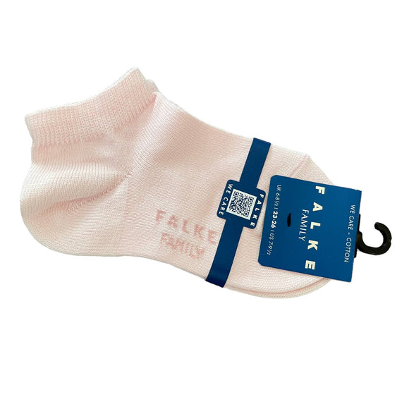 Falke Family Pink Powder Rose Kids Socks Size 7-9.5