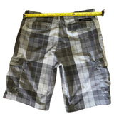 Quiksilver Gray Amphibian Cargo Shorts EUC Size 34"