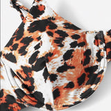 Animal Print Tie 2 Piece Bikini Size Medium NWOT