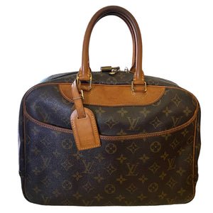Louis Vuitton Monogram Deauville With Luggage Tag Purse