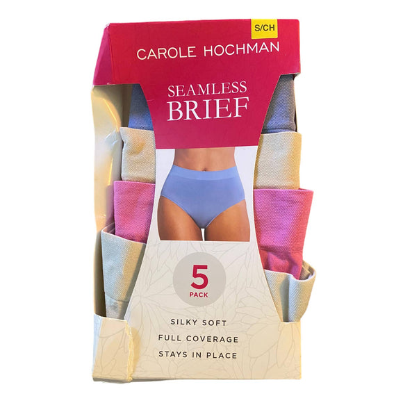 NIP Carole Hochman 4 Pairs Seamless Briefs Underwear Small