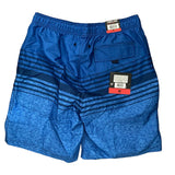 NWT Blue Striped Swim Board Shorts Size Medium