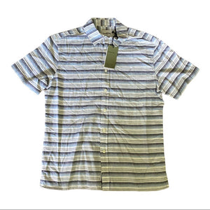 NWT Goodfellow Linen Cotton Button Front Shirt Shirt M