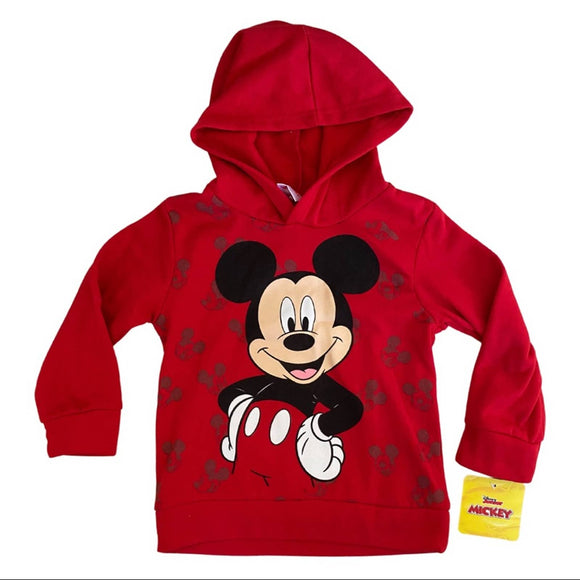 Disney Mickey Mouse Red Hoodie Sweater size 2T