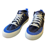 Hurley Roddy Skateboard 2 Tone Blue Mid Top Sneakers Size 5