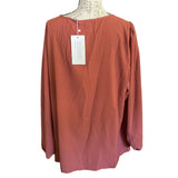 Bloomchic Long Sleeve Dusty Pink Blouse Size 18/20 NEW