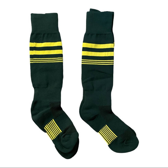 Celersport 2 Pairs Green Kids Soccer Socks Size X-Small NEW