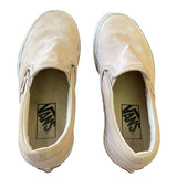 Vans Off The Wall Pink White Slip On Shoes Size 5