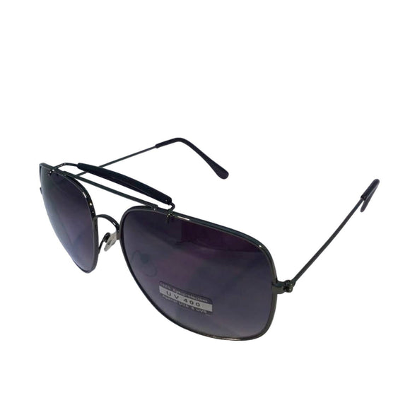 Aviator Dark Gray Rimmed Sunglasses UV 400