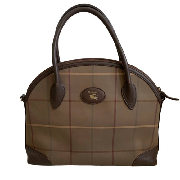 Burberry Vintage Classic Alma Satchel Bag